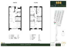 Dom 84,59 m², oferta nr L3, Villa Złotno, Łódź, Polesie, ul. Złotno 103