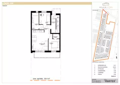 3 pokoje, mieszkanie 50,43 m², parter, oferta nr G5, Villa Stoki, Łódź, Widzew, ul. Beskidzka 109
