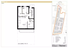 3 pokoje, mieszkanie 50,43 m², parter, oferta nr L4, Villa Stoki, Łódź, Widzew, ul. Beskidzka 109