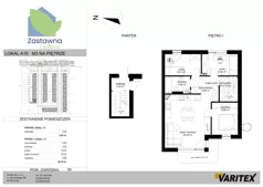 4 pokoje, mieszkanie 60,70 m², parter, oferta nr A.15, Zastawna OdNova, Łódź, Górna, ul. Zastawna