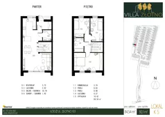 Dom 84,54 m², oferta nr K5, Villa Złotno, Łódź, Polesie, ul. Złotno 103
