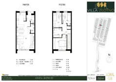 Dom 73,74 m², oferta nr G8, Villa Złotno, Łódź, Polesie, ul. Złotno 103