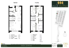 Dom 96,29 m², oferta nr H6, Villa Złotno, Łódź, Polesie, ul. Złotno 103