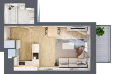 1 pokój, mieszkanie 28,03 m², piętro 3, oferta nr D27, Osiedle Zuchów, Łódź, Górna, Rokicie, ul. Zuchów 4