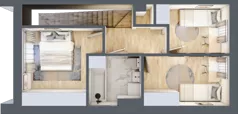 Dom 71,55 m², oferta nr A4, Villa Stoki - domy, Łódź, Widzew, ul. Beskidzka 109