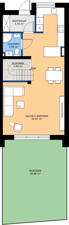 Dom 96,29 m², oferta nr H6, Villa Złotno, Łódź, Polesie, ul. Złotno 103