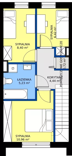 Dom 73,73 m², oferta nr J8, Villa Złotno, Łódź, Polesie, ul. Złotno 103