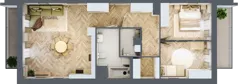 3 pokoje, mieszkanie 71,93 m², piętro 8, oferta nr B8.2, Piekarska Park, Łódź, Bałuty, ul. Piekarska 27/29