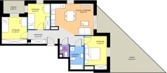 4 pokoje, mieszkanie 71,23 m², piętro 2, oferta nr A1.2.1, Apartamenty Nowe Miasto, Zgierz, ul. Orla 12