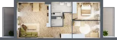 3 pokoje, mieszkanie 62,38 m², piętro 3, oferta nr B1.3.9, Apartamenty Nowe Miasto, Zgierz, ul. Orla 12