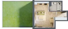 1 pokój, mieszkanie 30,13 m², parter, oferta nr B1.0.6, Apartamenty Nowe Miasto, Zgierz, ul. Orla 12