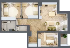 4 pokoje, mieszkanie 78,53 m², piętro 8, oferta nr 187, Nowy Czechów, Lublin, Czechów Południowy, ul. Kameralna 3