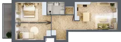 3 pokoje, mieszkanie 57,97 m², piętro 6, oferta nr 99, Nowy Czechów, Lublin, Czechów Południowy, ul. Kameralna 3