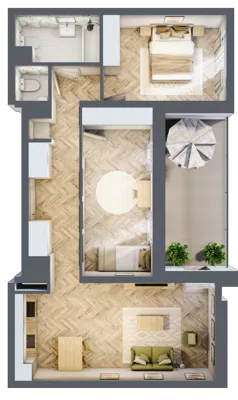3 pokoje, mieszkanie 71,51 m², piętro 10, oferta nr 200, Nowy Czechów, Lublin, Czechów Południowy, ul. Kameralna 3