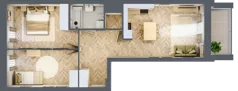 3 pokoje, mieszkanie 61,10 m², piętro 6, oferta nr 73, Nowy Czechów, Lublin, Czechów Południowy, ul. Kameralna 3