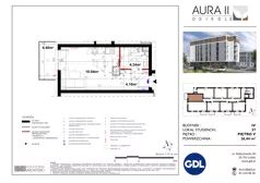 1 pokój, lokal inwestycyjny 26,41 m², piętro 5, oferta nr LS-37, Aura II, Lublin, Felin, Majdanek, ul. Józefa Franczaka "Lalka" 1A