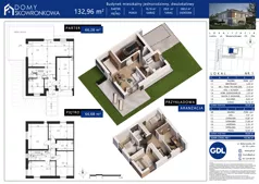 Dom 132,96 m², oferta nr DS.II-B1-LM-01, Domy Skowronkowa II, Lublin, Sławin, ul. Skowronkowa 25F