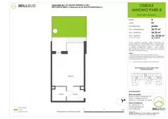 1 pokój, mieszkanie 36,32 m², parter, oferta nr OJP3/B/P0/01, Osiedle Janowo Park III - etap B i C , Rumia, Janowo,  ul. Błoń Janowskich