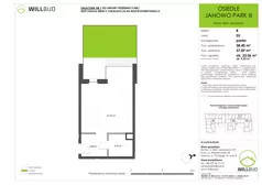 1 pokój, mieszkanie 37,89 m², parter, oferta nr OJP3/B/P0/05, Osiedle Janowo Park III - etap B i C , Rumia, Janowo,  ul. Błoń Janowskich