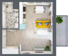 1 pokój, apartament 28,61 m², piętro 2, oferta nr M.76, Tarasy Śląskie, Chorzów, Chorzów II, ul. 3 Maja