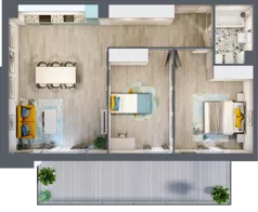 3 pokoje, apartament 73,58 m², parter, oferta nr M.113, Tarasy Śląskie, Chorzów, Chorzów II, ul. 3 Maja