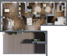 4 pokoje, mieszkanie 160,50 m², piętro 8, oferta nr M142, Osiedle Św. Barbary, Tarnobrzeg, Siarkowiec, ul. Świętej Barbary 9a