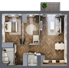 3 pokoje, mieszkanie 65,99 m², piętro 3, oferta nr M30, Osiedle Św. Barbary, Tarnobrzeg, Siarkowiec, ul. Świętej Barbary 9a