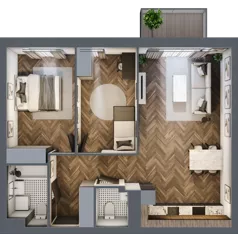 3 pokoje, mieszkanie 65,99 m², piętro 7, oferta nr M66, Osiedle Św. Barbary, Tarnobrzeg, Siarkowiec, ul. Świętej Barbary 9a