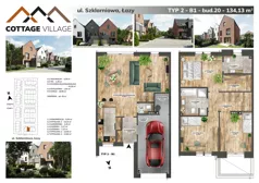 Dom 134,13 m², oferta nr B1B20, Cottage Village, Łazy, ul. Szklarniowa