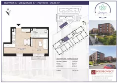 1 pokój, mieszkanie 29,35 m², piętro 3, oferta nr A37, Spokojna Przyszłość, Białystok, Młodych, ul. Spokojna