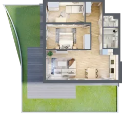3 pokoje, mieszkanie 60,21 m², parter, oferta nr 6-27, Osiedle Bella Vista Etap V, Kielce, Ostra Górka, ul. Generała Andersa / Wojska Polskiego