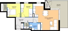 3 pokoje, mieszkanie 61,61 m², piętro 1, oferta nr 10-22, Osiedle Bella Vista etap VI, Kielce, Ostra Górka, ul. Generała Andersa / Domki