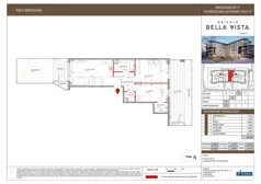 3 pokoje, mieszkanie 57,61 m², piętro 1, oferta nr 8-5, Osiedle Bella Vista etap VI, Kielce, Ostra Górka, ul. Generała Andersa / Domki