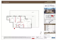 3 pokoje, mieszkanie 61,61 m², parter, oferta nr 10-18, Osiedle Bella Vista etap VI, Kielce, Ostra Górka, ul. Generała Andersa / Domki