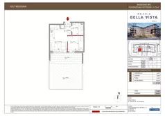 2 pokoje, mieszkanie 31,73 m², parter, oferta nr 10-2, Osiedle Bella Vista etap VI, Kielce, Ostra Górka, ul. Generała Andersa / Domki