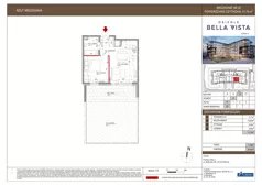 2 pokoje, mieszkanie 31,78 m², parter, oferta nr 10-20, Osiedle Bella Vista etap VI, Kielce, Ostra Górka, ul. Generała Andersa / Domki