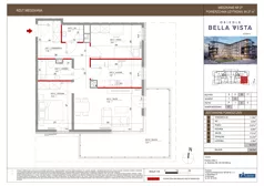3 pokoje, mieszkanie 64,37 m², piętro 2, oferta nr 10-27, Osiedle Bella Vista etap VI, Kielce, Ostra Górka, ul. Generała Andersa / Domki