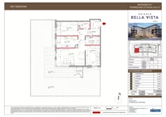 3 pokoje, mieszkanie 64,56 m², piętro 1, oferta nr 10-23, Osiedle Bella Vista etap VI, Kielce, Ostra Górka, ul. Generała Andersa / Domki