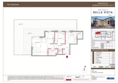 3 pokoje, mieszkanie 61,61 m², parter, oferta nr 10-4, Osiedle Bella Vista etap VI, Kielce, Ostra Górka, ul. Generała Andersa / Domki