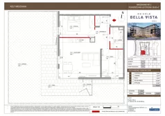 3 pokoje, mieszkanie 58,06 m², parter, oferta nr 11-3, Osiedle Bella Vista etap VI, Kielce, Ostra Górka, ul. Generała Andersa / Domki