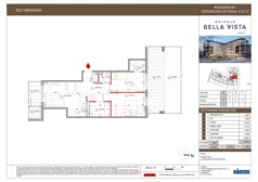 3 pokoje, mieszkanie 57,61 m², parter, oferta nr 8-1, Osiedle Bella Vista etap VI, Kielce, Ostra Górka, ul. Generała Andersa / Domki