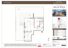3 pokoje, mieszkanie 61,61 m², parter, oferta nr 9-1, Osiedle Bella Vista etap VI, Kielce, Ostra Górka, ul. Generała Andersa / Domki