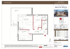 3 pokoje, mieszkanie 52,71 m², piętro 2, oferta nr 9-13, Osiedle Bella Vista etap VI, Kielce, Ostra Górka, ul. Generała Andersa / Domki