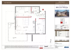 3 pokoje, mieszkanie 62,26 m², piętro 2, oferta nr 9-17, Osiedle Bella Vista etap VI, Kielce, Ostra Górka, ul. Generała Andersa / Domki