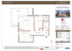 3 pokoje, mieszkanie 52,71 m², piętro 3, oferta nr 9-19, Osiedle Bella Vista etap VI, Kielce, Ostra Górka, ul. Generała Andersa / Domki