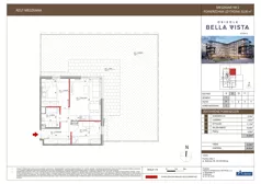 3 pokoje, mieszkanie 52,90 m², parter, oferta nr 9-2, Osiedle Bella Vista etap VI, Kielce, Ostra Górka, ul. Generała Andersa / Domki
