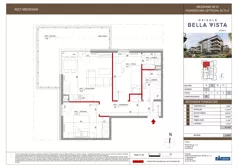 3 pokoje, mieszkanie 52,70 m², piętro 4, oferta nr 9-25, Osiedle Bella Vista etap VI, Kielce, Ostra Górka, ul. Generała Andersa / Domki