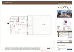 2 pokoje, mieszkanie 47,99 m², parter, oferta nr 9-3 NP., Osiedle Bella Vista etap VI, Kielce, Ostra Górka, ul. Generała Andersa / Domki