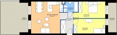 3 pokoje, apartament 69,59 m², piętro 1, oferta nr K3.1.M11, Nyska Residence, Wrocław, Tarnogaj, Krzyki, ul. Nyska 57
