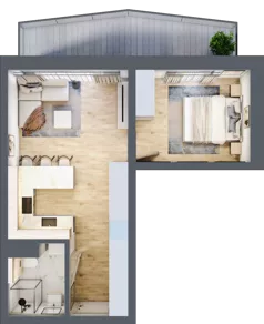 2 pokoje, apartament inwestycyjny 41,85 m², piętro 1, oferta nr 9, Lemko Residence, Krynica-Zdrój, ul. Józefa Piłsudskiego